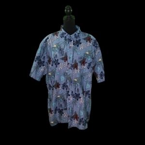 Men's Tropical Aloha Shirt - XL